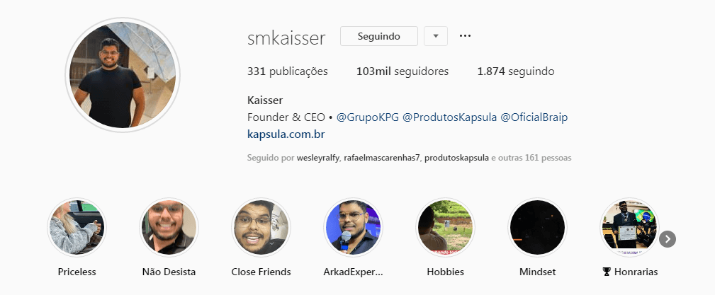 instagram do Shirleyson Kaissar - Braip - Plataforma de Afiliados Exclusiva para Produtos Físicos - Video